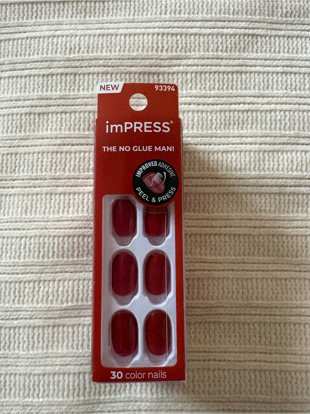 imPRESS Brown Red Press-On Nails - 30 Color Nails Spiced Cider